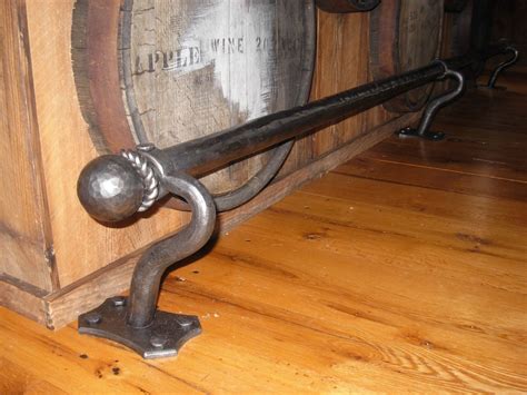 metal ribarb rustic bar foot brackets|custom bar foot rails.